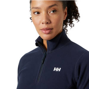 Helly Hansen Women's Daybreaker Polartec Half Zip Fleece Top (Navy)