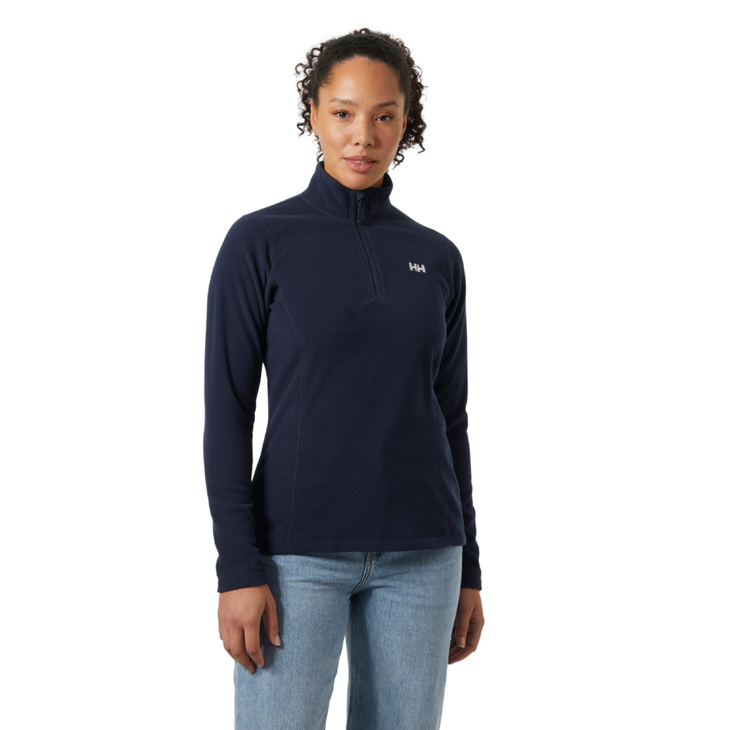 Helly Hansen Women's Daybreaker Polartec Half Zip Fleece Top (Navy)
