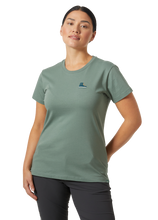 Load image into Gallery viewer, Helly Hansen Women&#39;s F2F Short Sleeve Cotton Tee 2.0 (Cactus)
