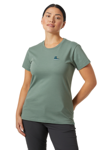 Helly Hansen Women's F2F Short Sleeve Cotton Tee 2.0 (Cactus)