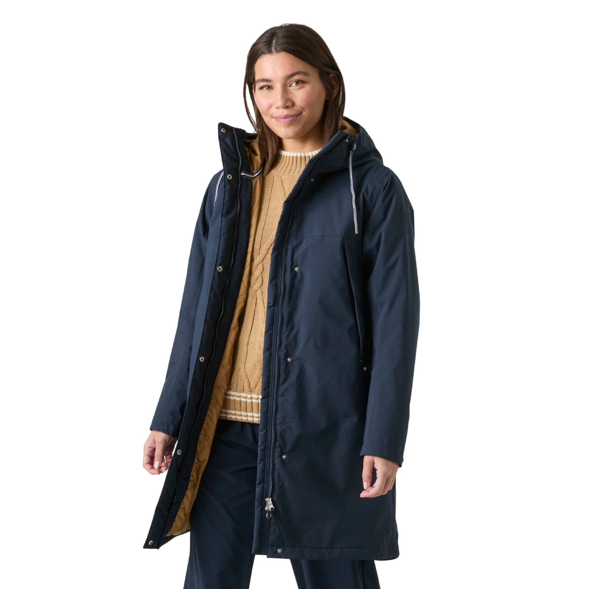 Helly Hansen Women's Hvaler 2L HT Waterproof Insulated Raincoat Navy 597 54487
