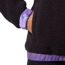 Load image into Gallery viewer, Helly Hansen Women&#39;s Imperial Pile Full Snap Fleece (Black Grape AOP)
