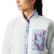 Load image into Gallery viewer, Helly Hansen Women&#39;s Imperial Pile Full Snap Fleece (Seafoam Oslo Aop)
