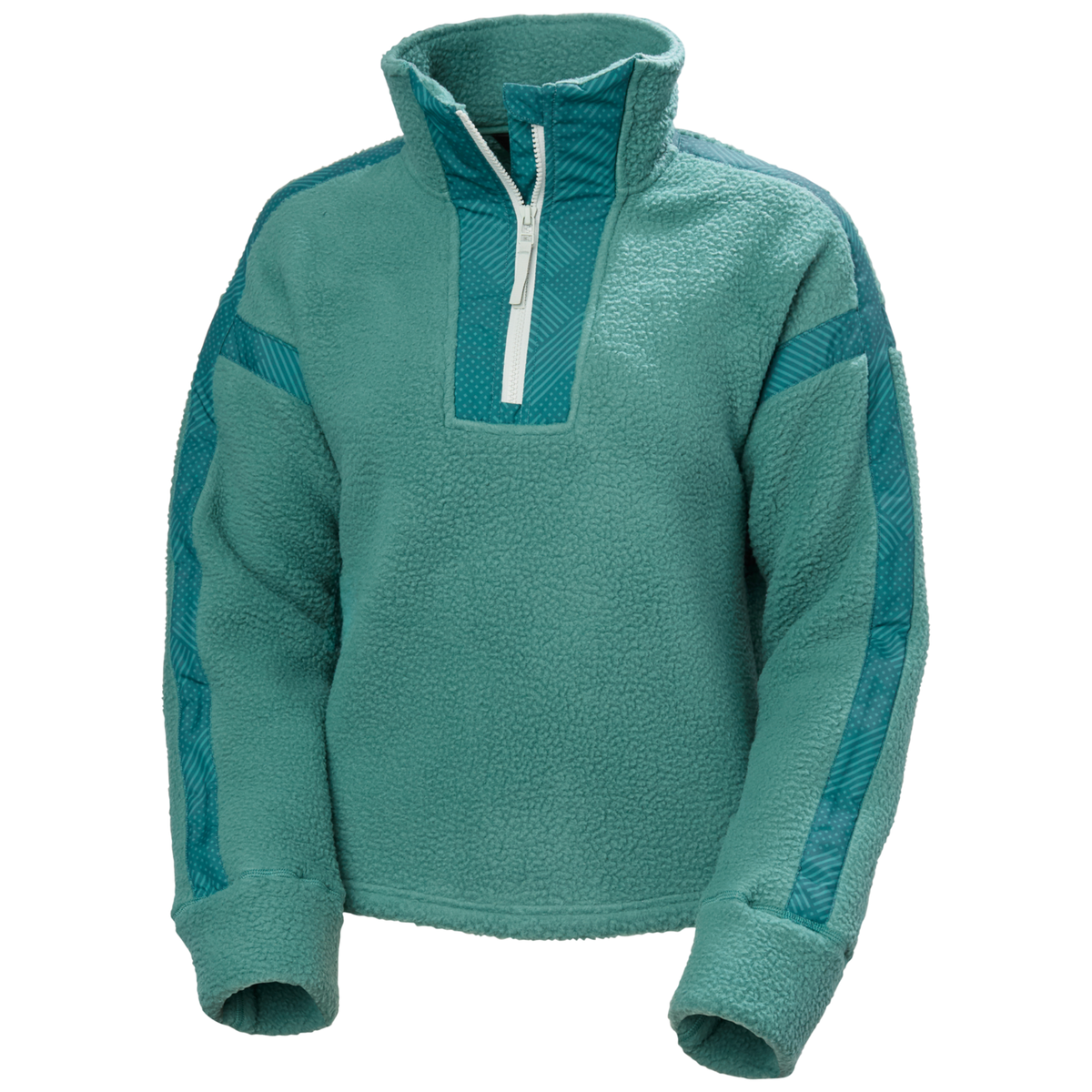 Helly Hansen Women's Imperial Pile Half Zip Pullover Fleece Top Opal Green 494 49581