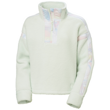 Load image into Gallery viewer, Helly Hansen Women&#39;s Imperial Pile Half Zip Fleece Top (Seafoam Reflection AOP)
