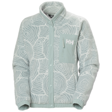 Load image into Gallery viewer, Helly Hansen Women&#39;s Imperial Printed Pile Full Snap Fleece Green (Mist Wood)
