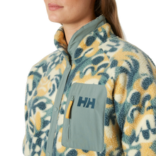 Load image into Gallery viewer, Helly Hansen Women&#39;s Imperial Printed Pile Full Snap Fleece (Sand Bruce Aop)
