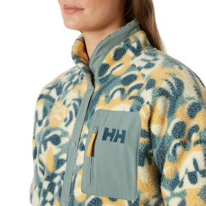 Helly Hansen Women's Imperial Printed Pile Full Snap Fleece (Sand Bruce Aop)