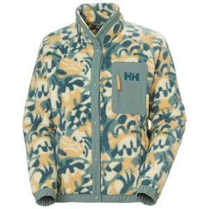 Helly Hansen Women's Imperial Printed Pile Full Snap Fleece (Sand Bruce Aop)