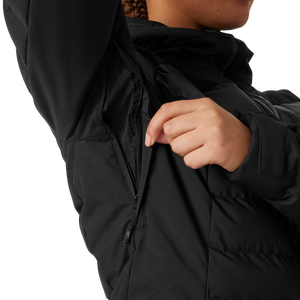 Helly Hansen Women's Imperial Puffy Insulated HT Waterproof Ski Jacket (Black)