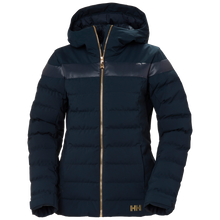 Load image into Gallery viewer, Helly Hansen Women&#39;s Imperial Puffy Insulated HT Waterproof Ski Jacket (Navy)
