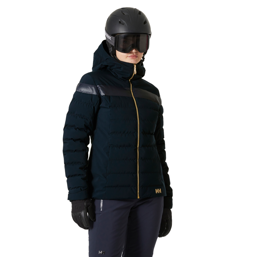 Helly Hansen Women's Imperial Puffy Insulated HT Waterproof Ski Jacket (Navy)