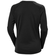 Load image into Gallery viewer, Helly Hansen Women's Lifa Active Crew Neck Long Sleeve Base Layer Top (Black)
