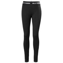 Load image into Gallery viewer, Helly Hansen Women&#39;s Lifa Merino Midweight Base Layer Bottoms (Black)
