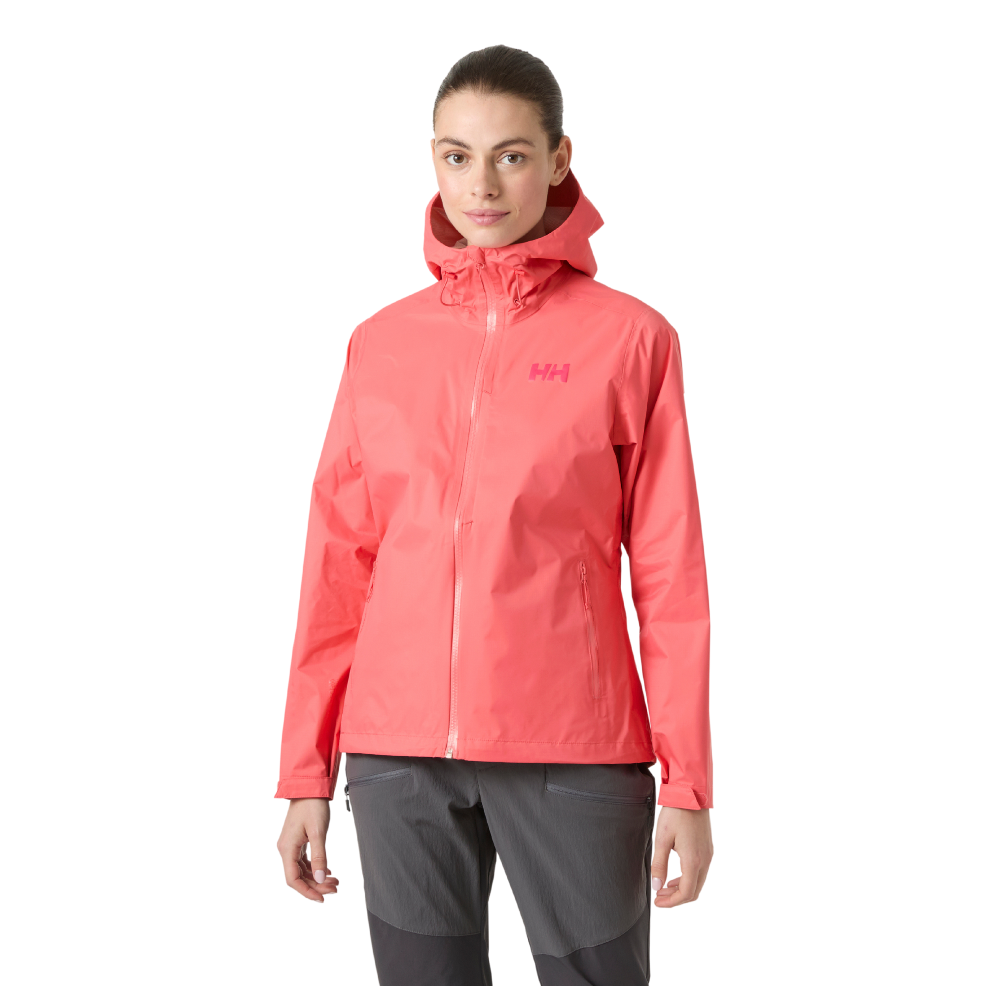 Helly Hansen Women's Loke Terra 2.5L HT Waterproof Jacket (Sunset Pink)