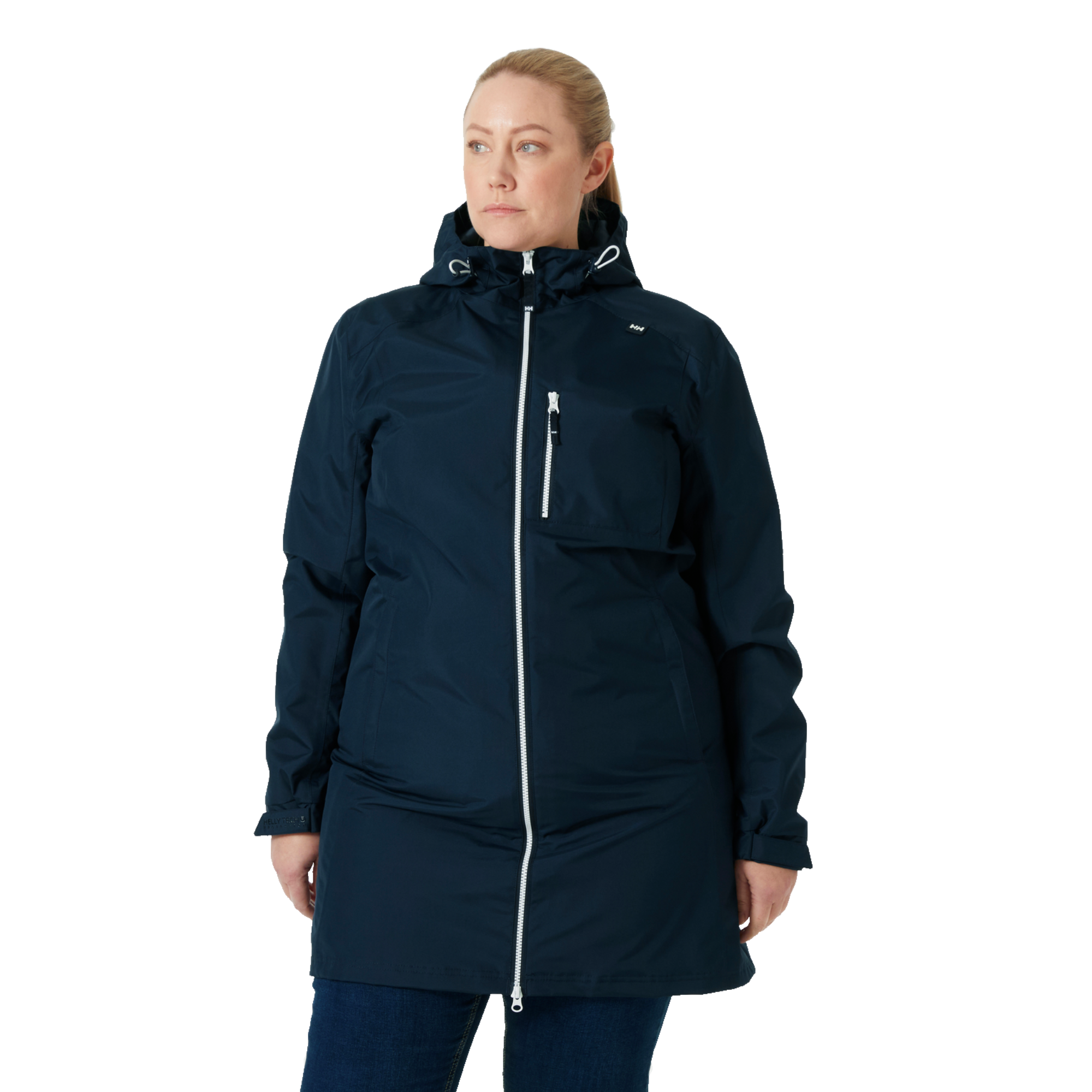 Helly Hansen Women's Long Belfast 2L HT Waterproof Parka (Navy)