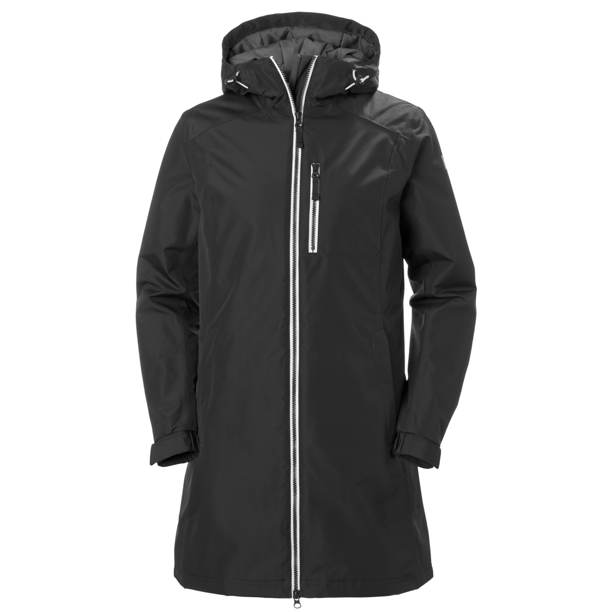 Helly Hansen Women's Long Belfast Winter Insulated Waterproof Coat Black 991 62395
