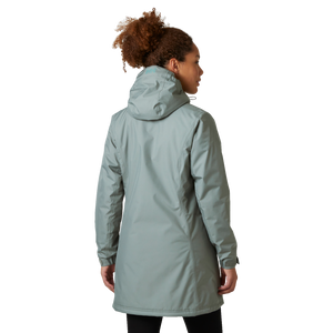 Helly Hansen Women's Long Belfast Winter Insulated HT Waterproof Parka (Grey Cactus)