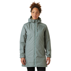 Helly Hansen Women's Long Belfast Winter Insulated HT Waterproof Parka (Grey Cactus)