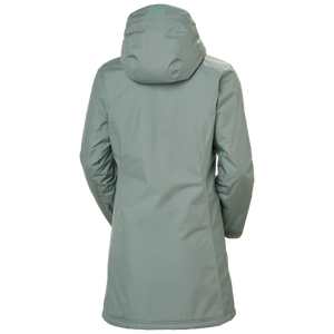 Helly Hansen Women's Long Belfast Winter Insulated HT Waterproof Parka (Grey Cactus)