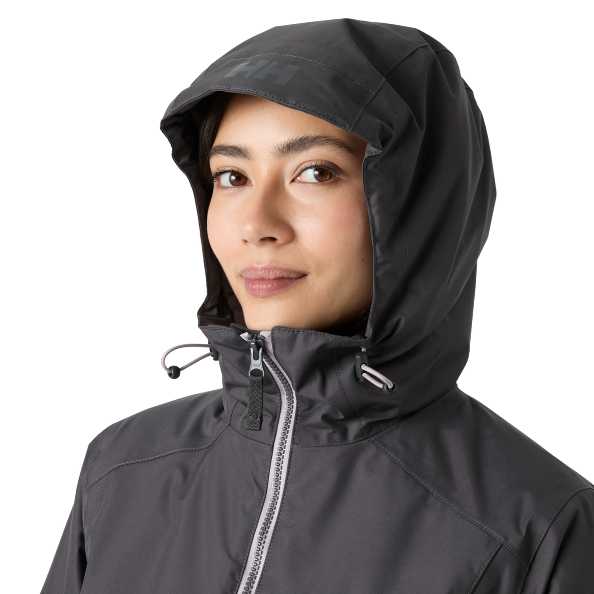 Helly Hansen Women's Long Belfast Winter Insulated Waterproof Coat Thunder Grey 831 62395