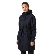 Load image into Gallery viewer, Helly Hansen Women&#39;s Lyness II Waterproof Rain Coat (Navy)
