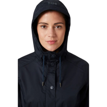 Load image into Gallery viewer, Helly Hansen Women&#39;s Lyness II Waterproof Rain Coat (Navy)
