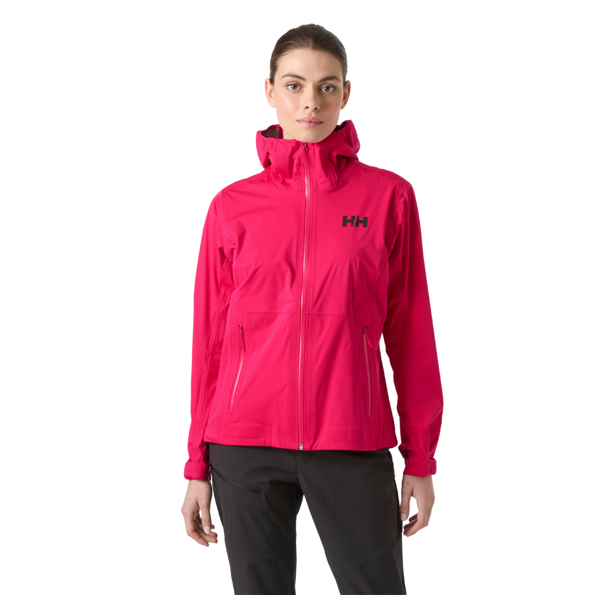 Helly Hansen Women's Momentum 3L Stretch HT Waterproof Jacket (Cranberry)