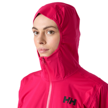 Load image into Gallery viewer, Helly Hansen Women's Momentum 3L Stretch HT Waterproof Jacket (Cranberry)
