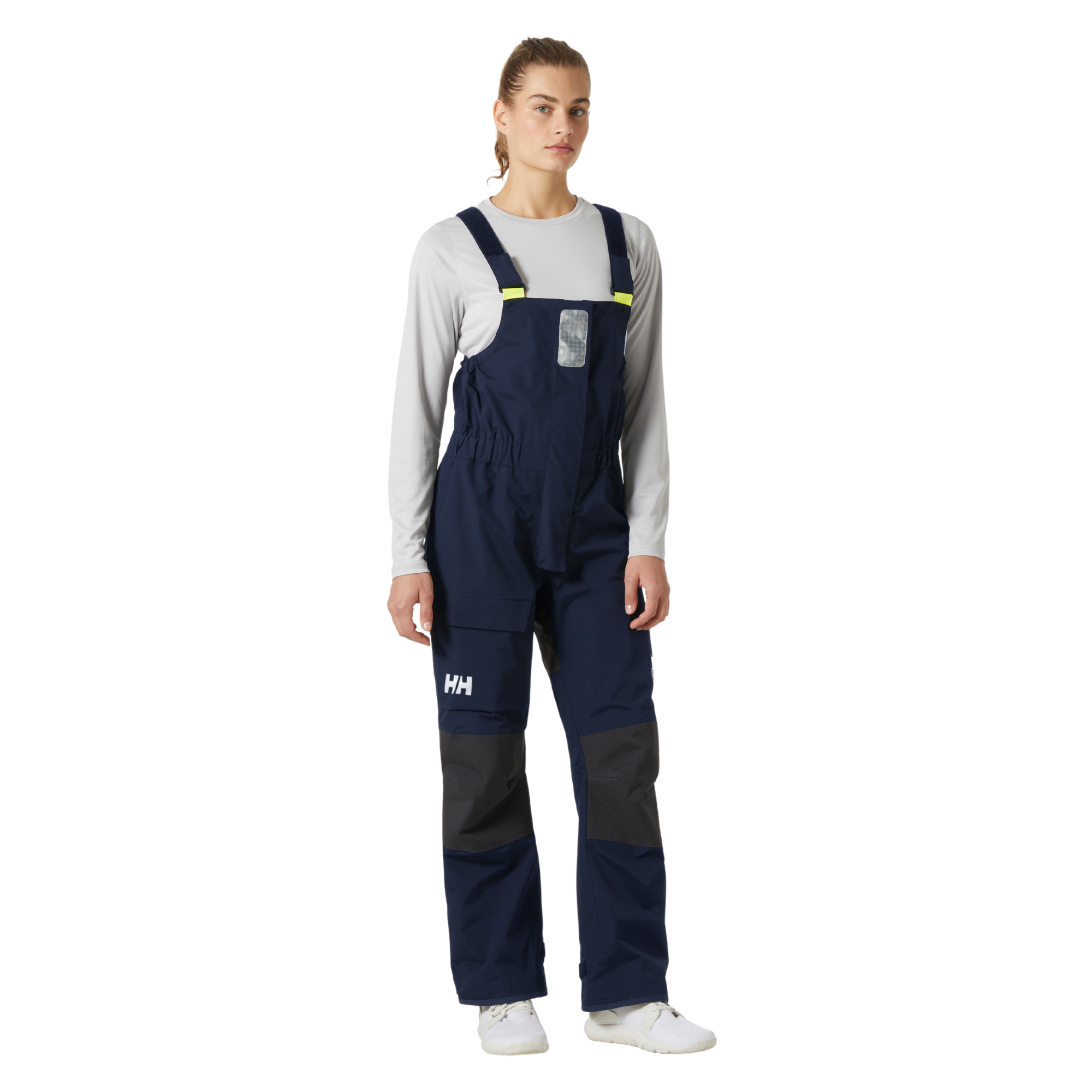 Helly Hansen Women's Pier 4.0 HT Waterproof Sailing Bib (Navy)