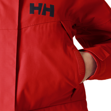 Load image into Gallery viewer, Helly Hansen Women's Pier 4.0 HT Waterproof Sailing Jacket (Alert Red)
