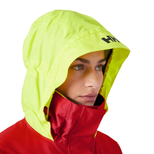 Load image into Gallery viewer, Helly Hansen Women's Pier 4.0 HT Waterproof Sailing Jacket (Alert Red)
