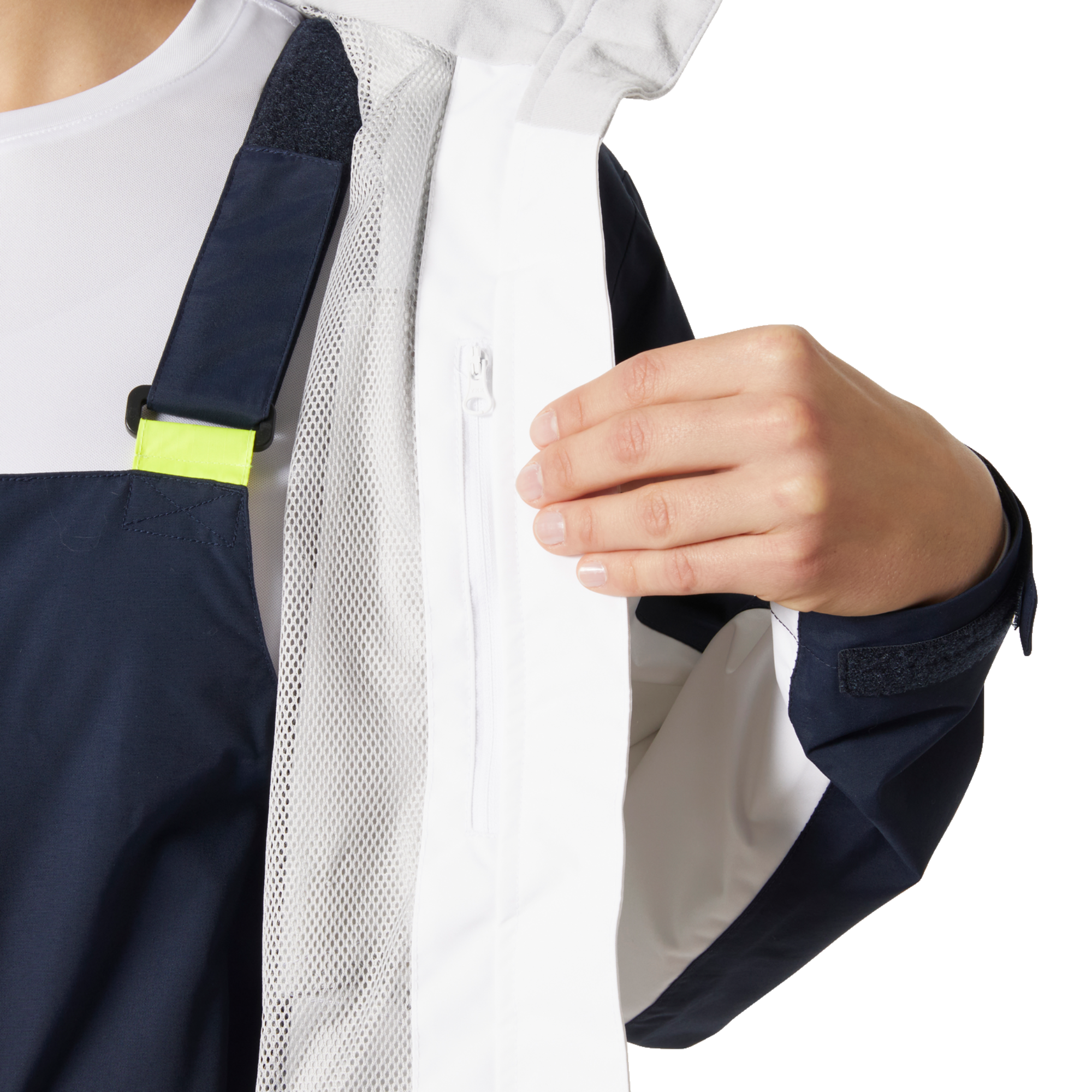 Helly Hansen Women's Quayside Waterproof Sailing Jacket (White)