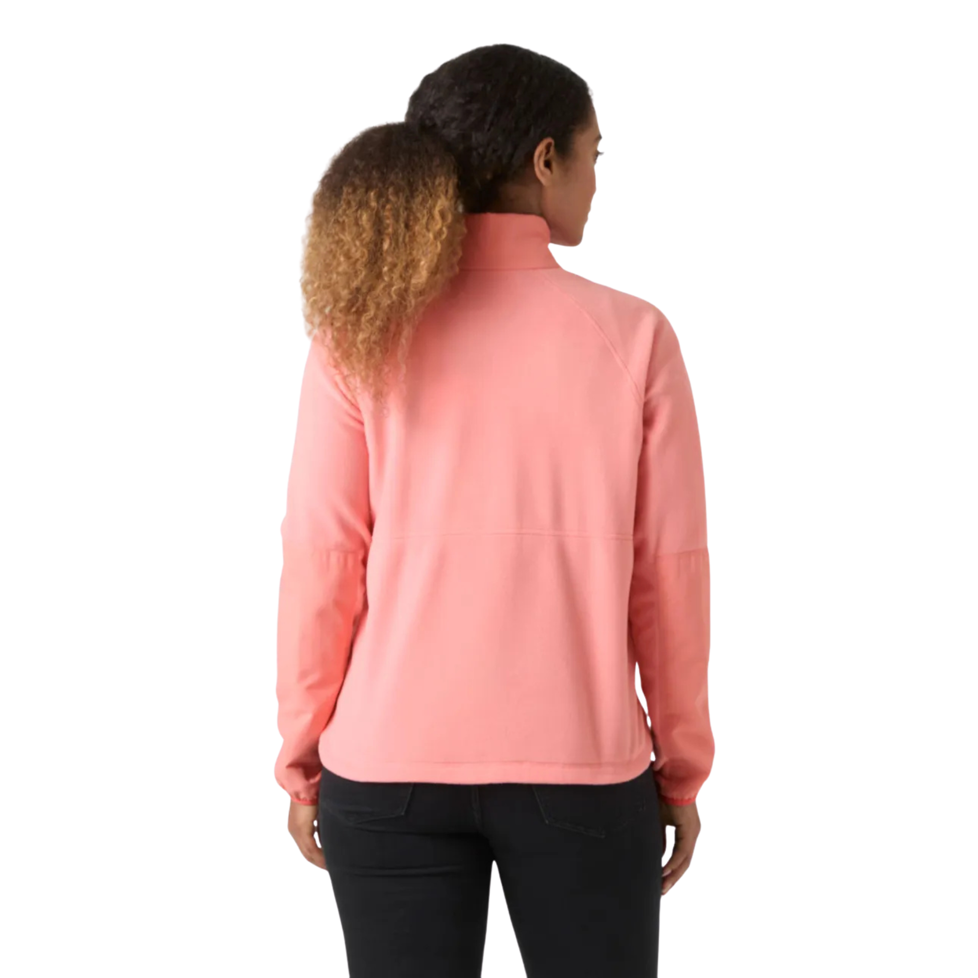 Helly Hansen Women's Rig Full Zip Fleece Jacket Coral Almond Aop 066 54078