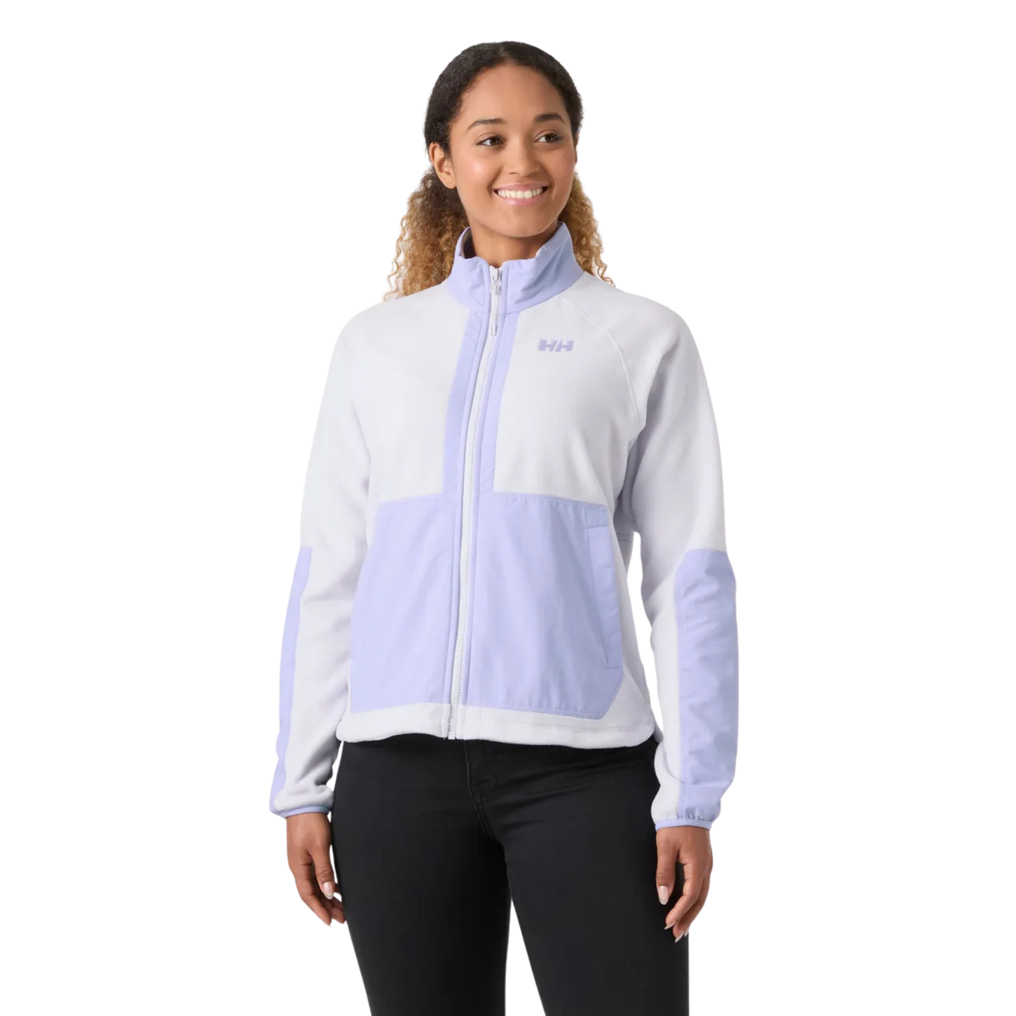 Helly Hansen Women's Rig Full Zip Fleece Jacket Even Light Purple 687 54078