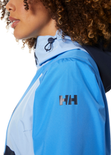 Load image into Gallery viewer, Helly Hansen Women&#39;s Rig Waterproof Jacket (Bright Blue)
