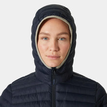 Load image into Gallery viewer, Helly Hansen Women&#39;s Sirdal Hooded Insulated Jacket (Navy)
