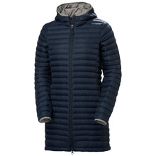 Load image into Gallery viewer, Helly Hansen Women&#39;s Sirdal Long Insulated Parka (Navy)
