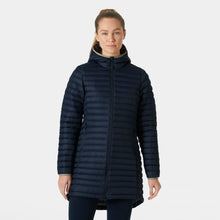 Load image into Gallery viewer, Helly Hansen Women&#39;s Sirdal Long Insulated Parka (Navy)
