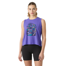 Load image into Gallery viewer, Helly Hansen Women's Skog Graphic UPF50 Technical Tank Top (Ultra Violet)
