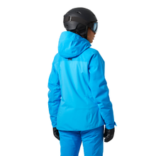 Load image into Gallery viewer, Helly Hansen Women&#39;s Snowplay Waterproof Ski Jacket (Cyan)
