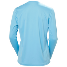 Load image into Gallery viewer, Helly Hansen Women&#39;s Tech Crew Long Sleeve UPF50 Technical Top  2.0 (Aqua)
