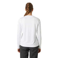 Load image into Gallery viewer, Helly Hansen Women&#39;s Tech Crew Long Sleeve UPF50 Technical Top 2.0 (White)
