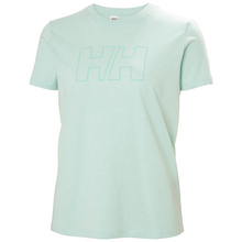 Load image into Gallery viewer, Helly Hansen Women&#39;s Tech Logo Short Sleeve Technical Tee (Lagoon)
