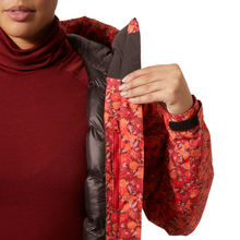 Load image into Gallery viewer, Helly Hansen Women&#39;s Valdisere 3.0 2L HT Waterproof Insulated Ski Jacket (Red Floral AOP)
