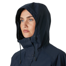 Load image into Gallery viewer, Helly Hansen Women&#39;s Valentia 2.0 Waterproof Coat (Navy)
