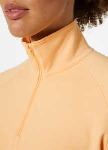 Helly Hansen Women's Verglas Half Zip Fleece Top (Miami Peach)