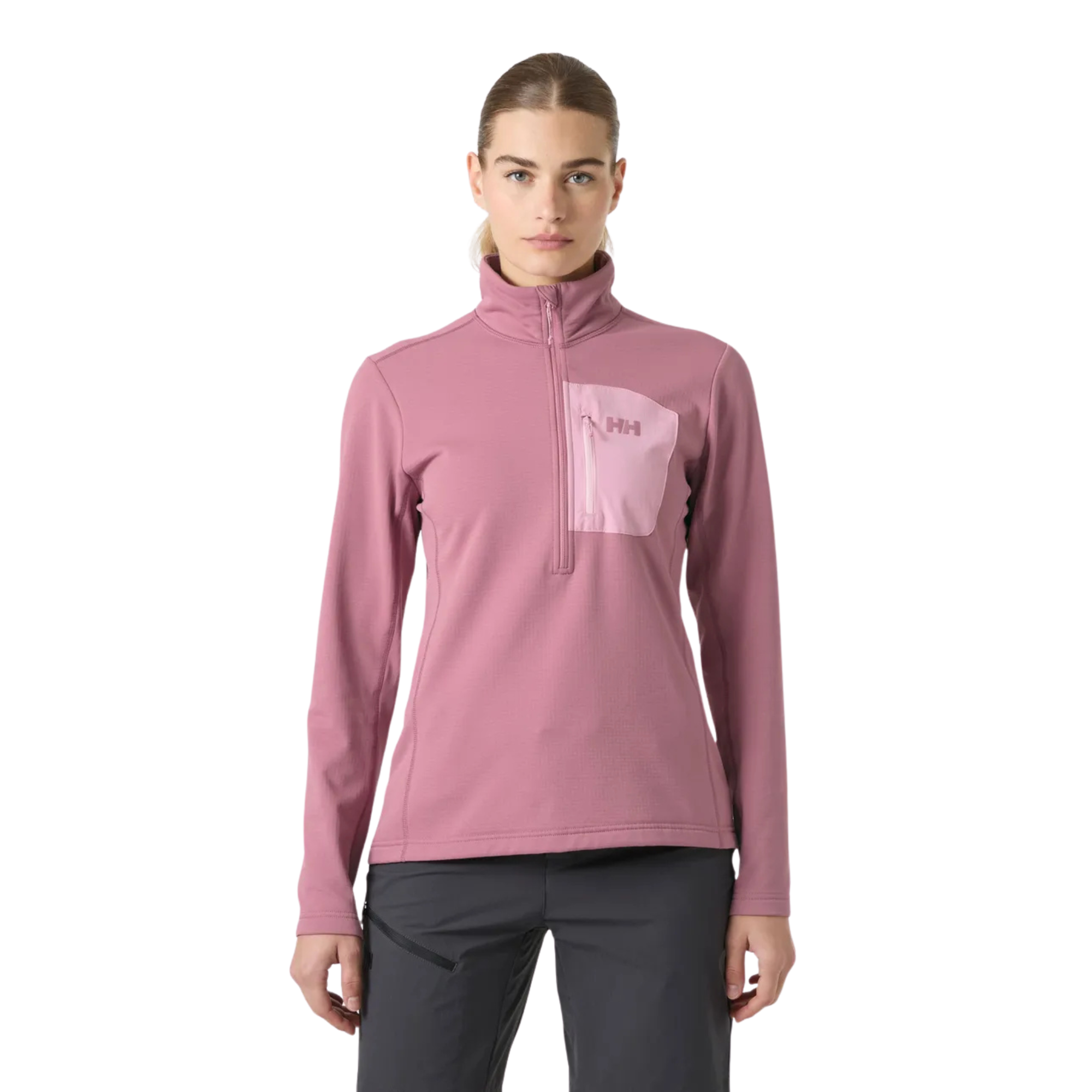 Helly Hansen Women's Versalite Half Zip Fleece Top Wildberry 664 49559