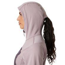 Load image into Gallery viewer, Helly Hansen Women&#39;s Versalite Hooded Full Zip Fleece (Purple Clay)
