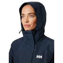 Load image into Gallery viewer, Helly Hansen Women&#39;s Voyage 2L HT Waterproof Coat (Navy)
